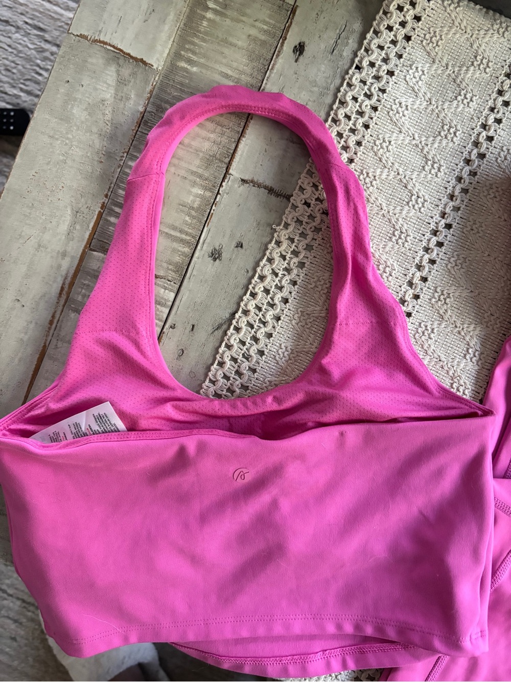 AYBL Pink Leggings and Sports Bra Set - Picture 6 of 14